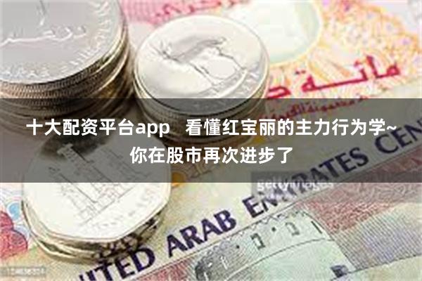 十大配资平台app   看懂红宝丽的主力行为学~你在股市再次进步了