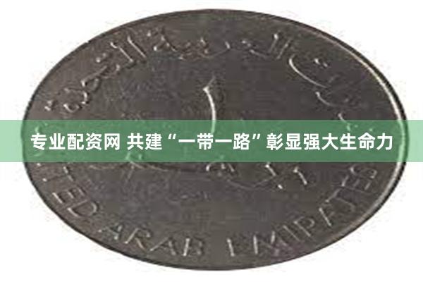 专业配资网 共建“一带一路”彰显强大生命力